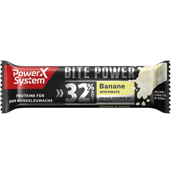 PowerX System - Proteinriegel Bite Power Banane 35g